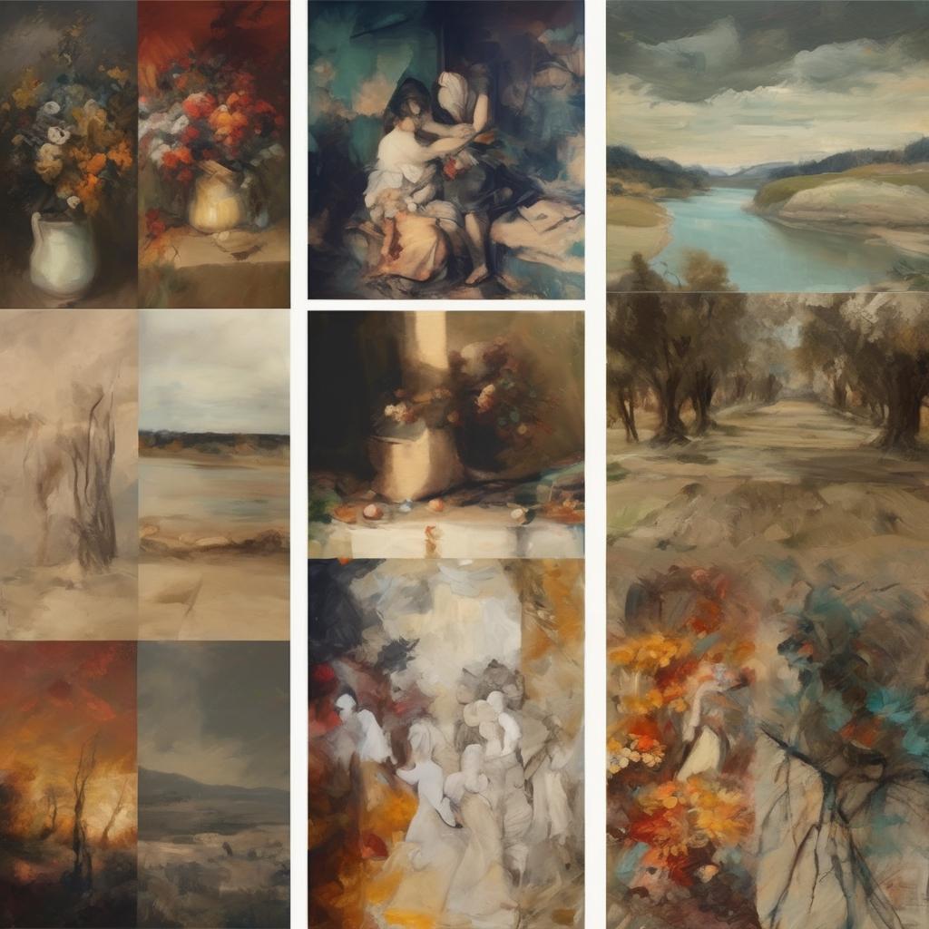 Το στιλ και οι τεχνικές του καλλιτέχνη